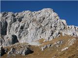 Monte Cimon - Creta di Entralais Južna pobočja Monte Cimona